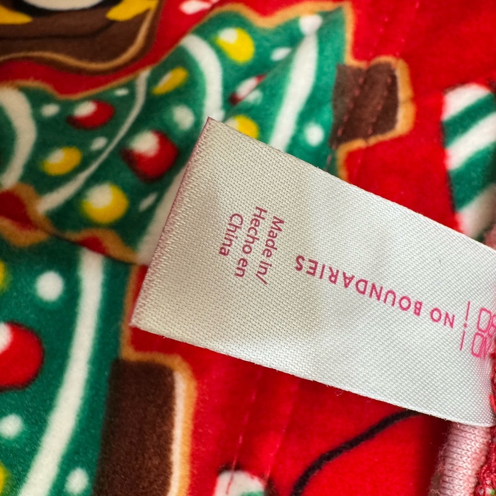NWOT Festive Red Christmas Leggings - Picture 4 of 5